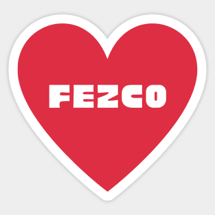 fezco heart Sticker